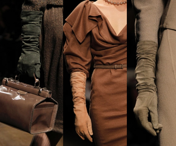 Модные перчатки 2011-2012, осень-зима.